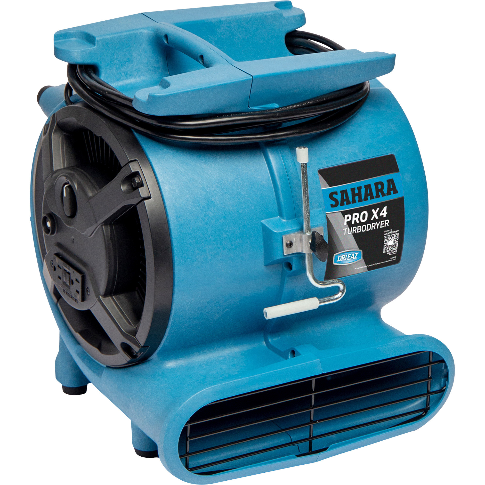 DriEaz Sahara Pro X4 TurboDryer, 867 CFM, Blue, Model# Sahara Pro X4 TurboDryer